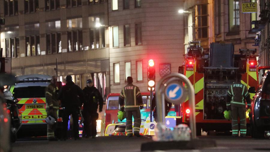 Ataque a faca na Ponte de Londres, no centro da capital britânica, deixou dois mortos - Isabel Infantes/Xinhua