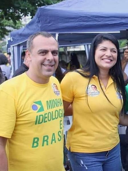 Os deputados estaduais Anderson Moraes e Alana Passos - Reprodução/ Facebook