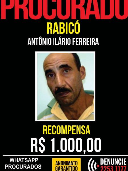 Rabicó, chefe do tráfico no Complexo do Salgueiro - Divulgação
