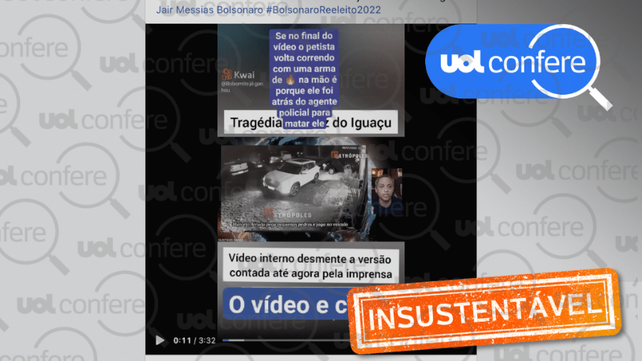 Não há provas de "rixa antiga" entre Marcelo Arruda, petista assassinado no Paraná, e o bolsonarista autor do crime, Jorge José da Rocha Guaranho - UOL Confere