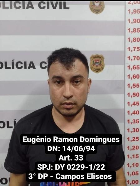 Eugênio Ramon Domingues foi preso em flagrante depois de um "prolongado monitoramento em campana" - Divulgação