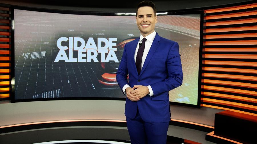 Luiz Bacci, apresentador do Cidade Alerta; ele foi condenado por injúria e difamação - Edu Moraes / Record TV