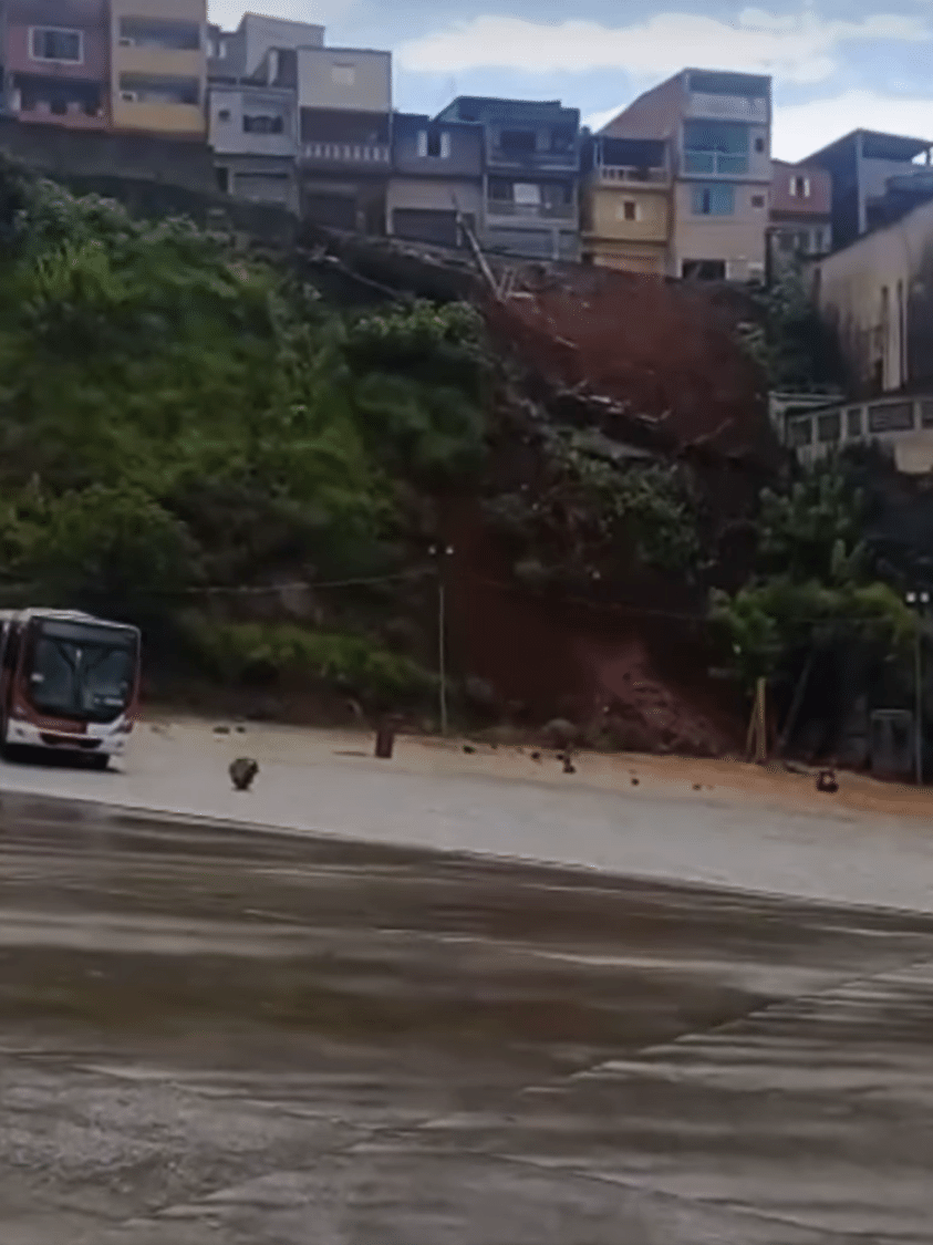 Vídeo: Chuva derruba casas e muro e deixa ao menos um morto em Mauá