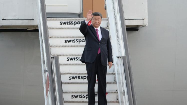 Chegada do Presidente da China, Xi Jinping, à Cúpula do G20, no Rio de Janeiro