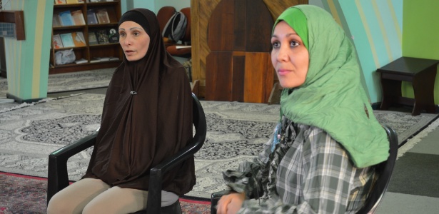 Luciana e Paula, que afirmam ter sido vítimas de agressão por serem muçulmanas - Vinícius Boreki/UOL