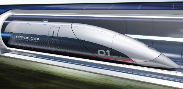 Conceito do que poderia ser o Hyperloop - Divulgação