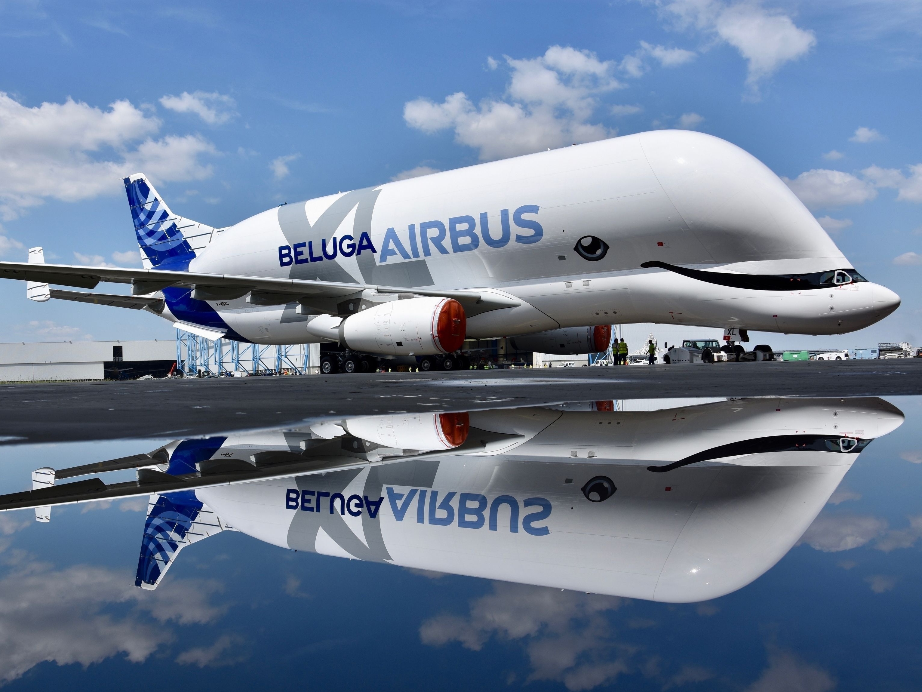 Avião ou baleia? Airbus faz primeiro voo de novo modelo da Beluga