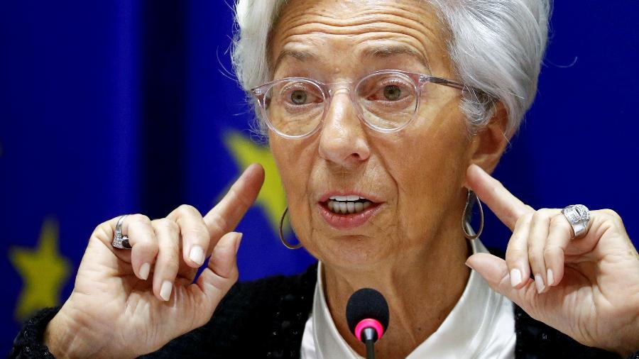 Christine Lagarde, presidente do Banco Central Europeu: "Sem complacência!" - Francois Lenoir