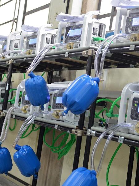 Respiradores são comumente usados para tratar pacientes com Covid-19 - Toyota/Divulgação