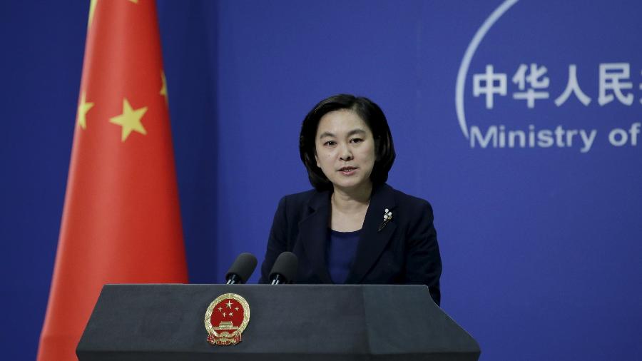 Porta-voz do Ministério das Relações Exteriores da China Hua Chunying em Pequim - 
