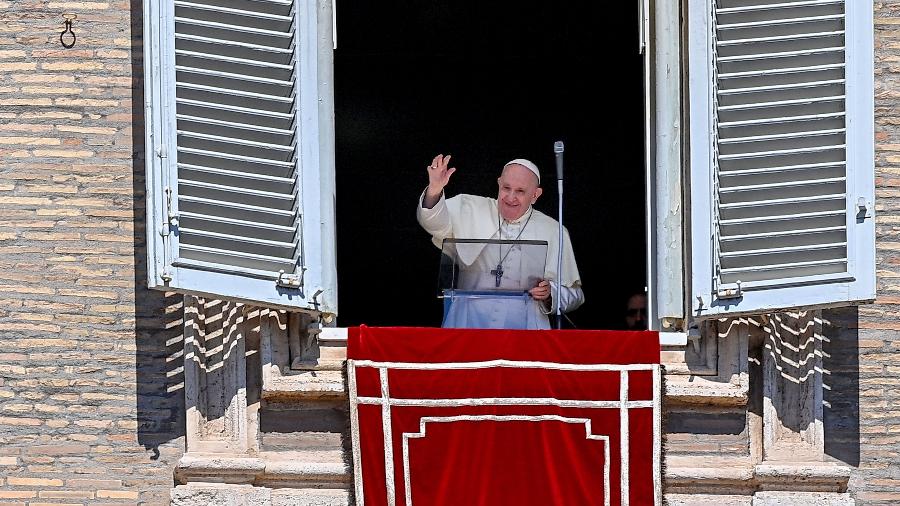 06.set.2020 - Papa Francisco faz pronunciamento no Vaticano - Vincenzo Pinto/AFP