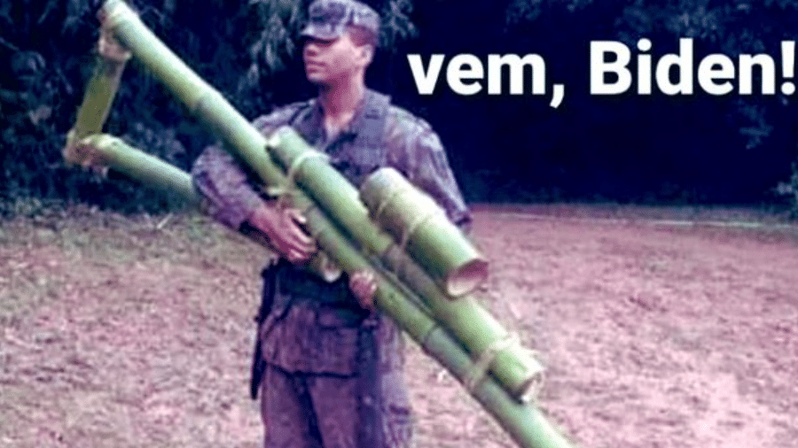 Memes nas redes sociais brincaram com o poderio militar brasileiro em uma guerra contra os EUA - Reprodução/Twitter