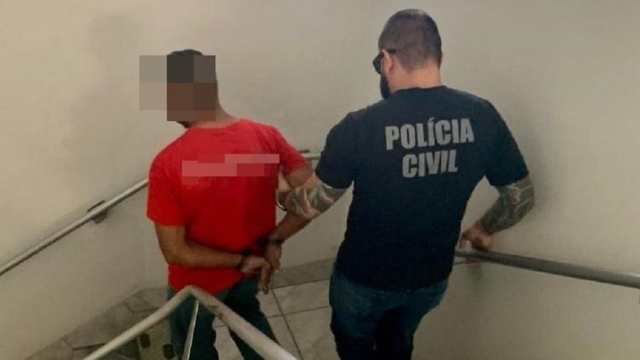 Homem de 46 anos foi detido após criança denunciar estupro em Rodeio - Polícia Civil de Santa Catarina/Reprodução