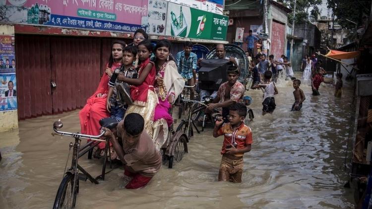 Between June and October Chittagong usually faces twice daily flooding - JASHIM SALAM - JASHIM SALAM