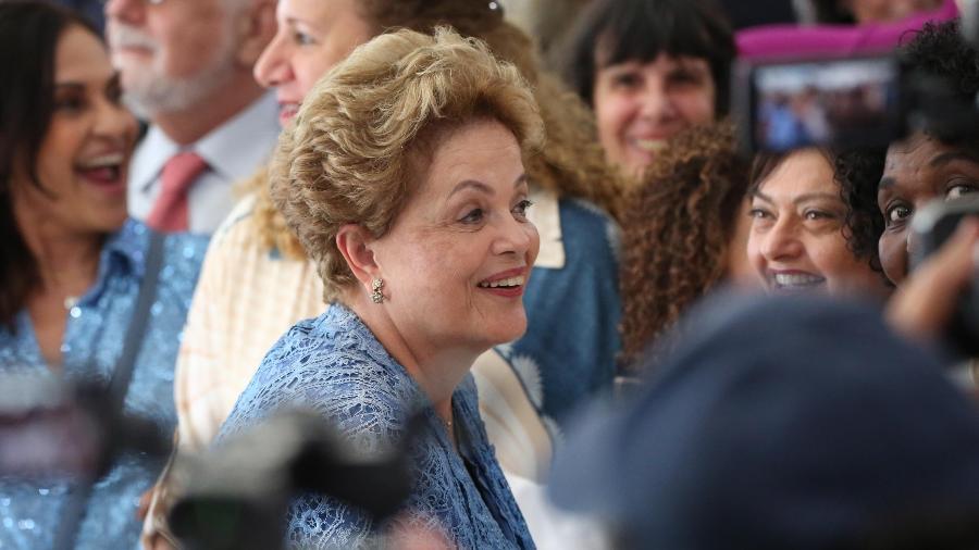 Dilma durante cerimônia de posse de novos ministros - Fátima Meira/Futura Press/Estadão Conteúdo