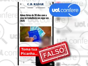 É falso que lei de 2025 vai acabar com férias de 30 dias