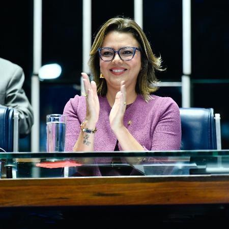 Senadora Leila Barros (PDT-DF), que presidiu a sessão hoje Senadora Leila Barros (PDT-DF), que presidiu a sessão hoje