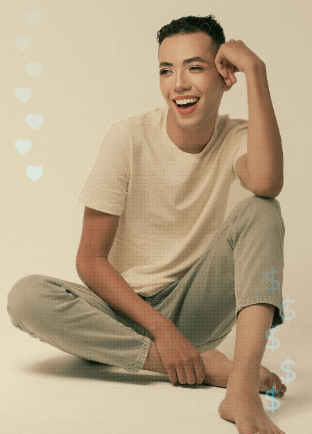 Kelvin viralizou ao falar das vontades que tinha, que eram longe de sua realidade