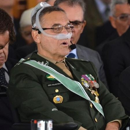 11.jan.2019 - General Eduardo Villas Bôas discursa em sua despedida do comando do Exército - 11.jan.2019 - General Eduardo Villas Bôas discursa em sua despedida do comando do Exército