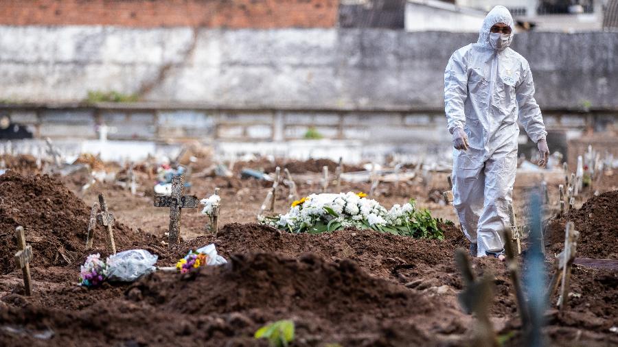 Brasil atingiu a marca de 650 mil mortes causadas pela covid-19 - Buda Mendes/Getty Images