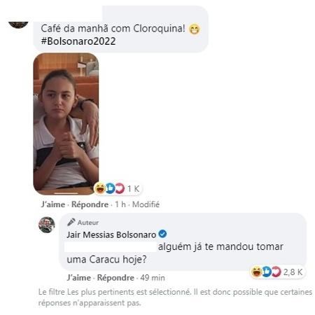 Bolsonaro publica rara foto com a filha e a menina vai parar nos