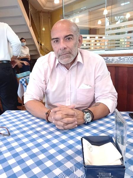 O ex-doleiro Vinícius Claret, conhecido como "Juca Bala", em entrevista ao UOL - Amaury Ribeiro Jr/UOL