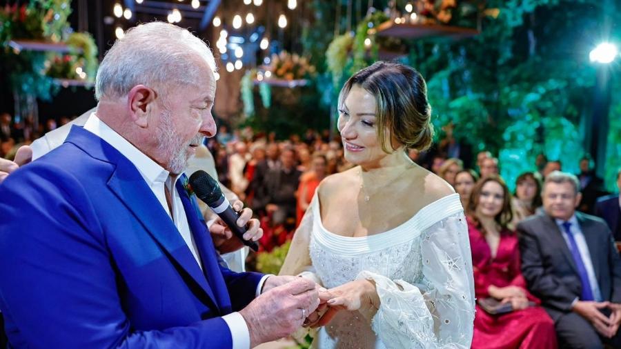 Lula se casou pela terceira em cerimônia na noite de ontem - Ricardo Stuckert