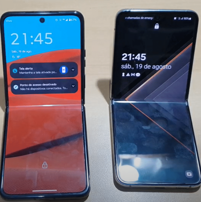 Galaxy Z Flip 5 vs Moto Razr 40 Ultra: qual o melhor celular dobrável