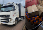 Caminhão com doações para o RS avaliadas em R$ 250 mil é roubado no PR - Divulgação/PMPR