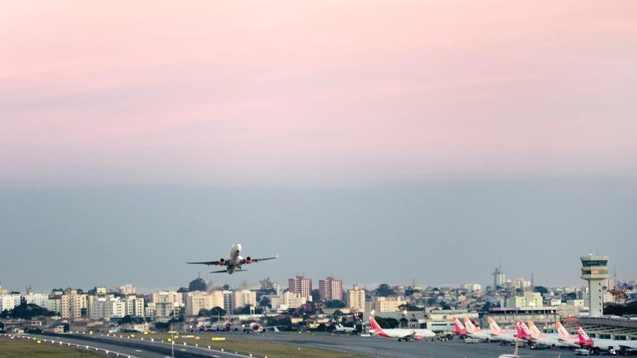 Decolagem no aeroporto de Congonhas - Fernando Podolski/Getty Images