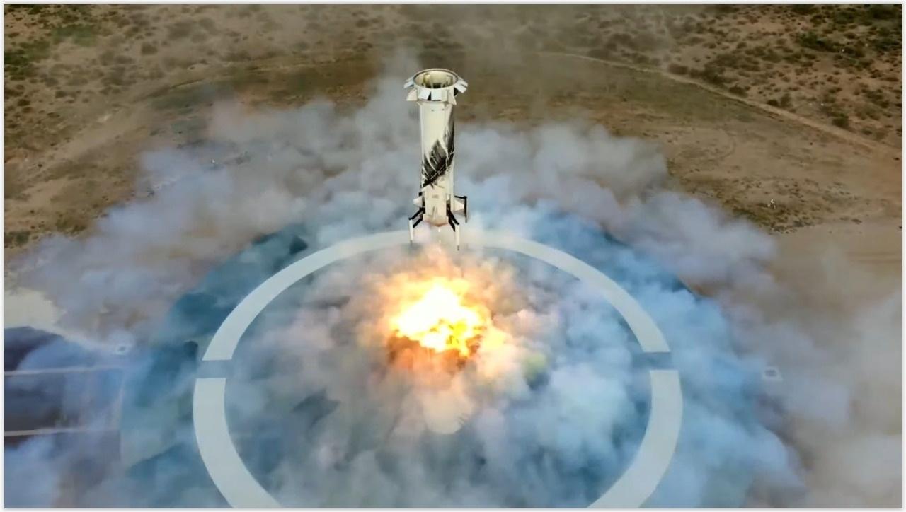 Após atingir certa altura, o foguete "deixa" a cápsula com a tripulação no espaço e volta à Terra em segurança - Reprodução