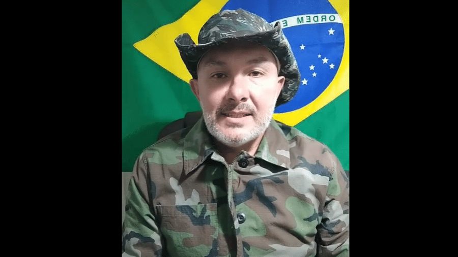 O influenciador bolsonarista conhecido como professor Marcinho - Reprodução