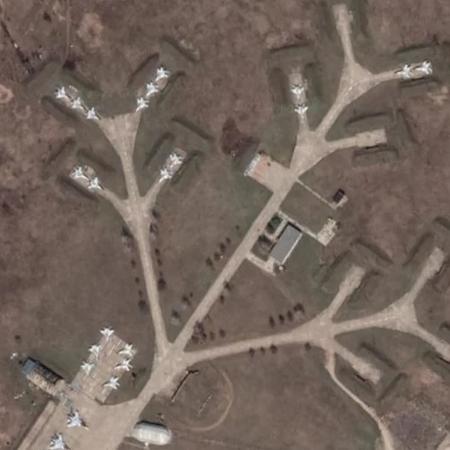 Base Aérea Russa próximo de Kursk - Reprodução / Google Maps