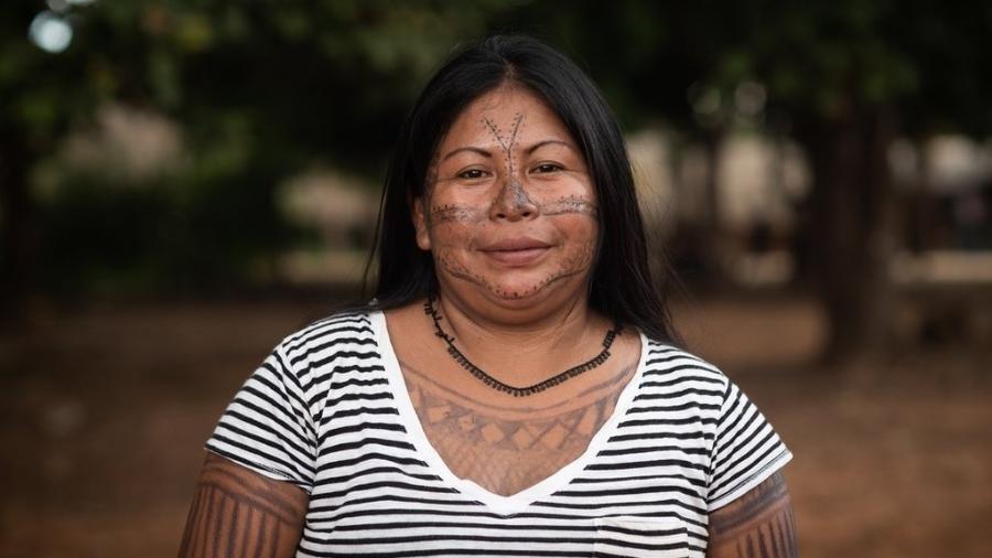 Alessandra Munduruku está entre os indígenas que foram ameaçados de morte em 2020, segundo a CPT - ISADORA BRANT/BBC