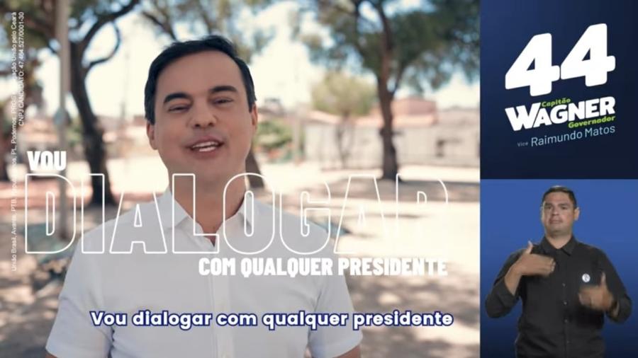 Capitão Wagner, no Ceará, começou o programa de TV falando que vai dialogar com qualquer presidente  - Reprodução