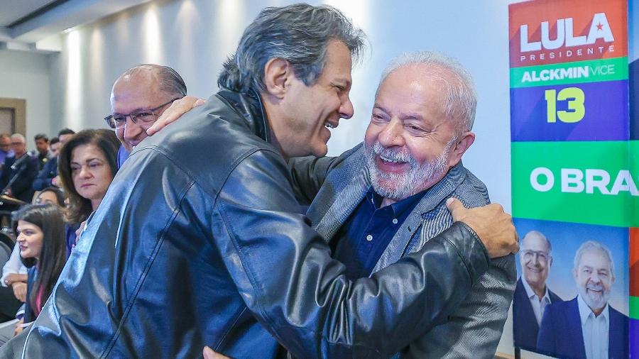 Haddad e Lula em eventos com evangélicos, em São Paulo - RICARDO STUCKERT