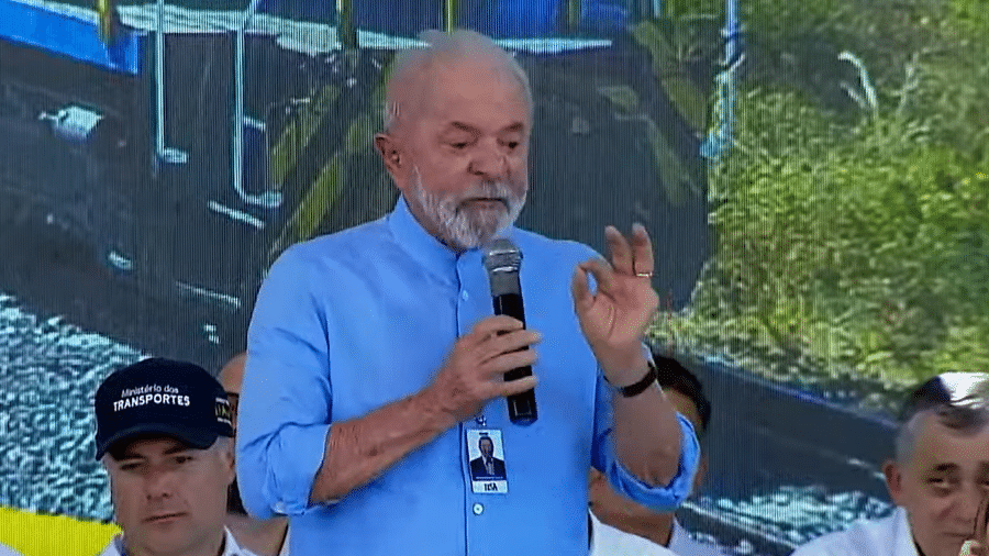 Presidente Lula discursa durante evento no Ceará Presidente Lula discursa durante evento no Ceará