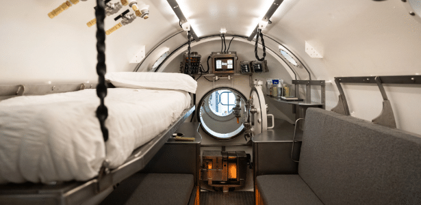 Casa submarina permite que humanos vivam por semanas no fundo do oceano