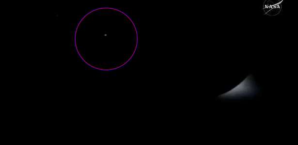 Artemis 2: o que era 'ponto misterioso' durante transmissão de eclipse