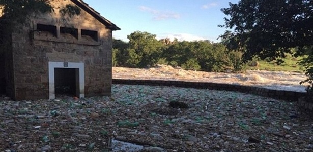 Lixo se acumulou em pontos turísticos de Salto, no interior de São Paulo - Divulgação