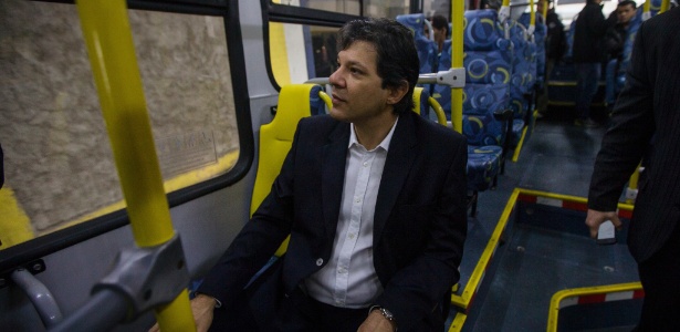 O prefeito Fernando Haddad (PT), candidato à reeleição em São Paulo