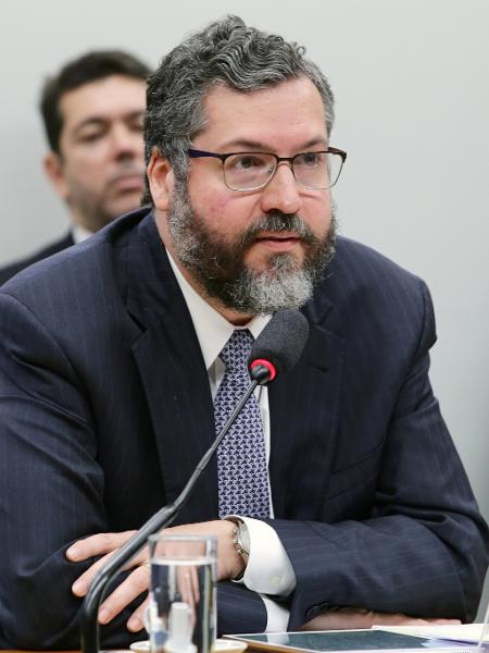 27.mar.2019 - Ernesto Araújo, ministro das Relações Exteriores, em audiência Câmara - Vinicius Loures/Câmara dos Deputados