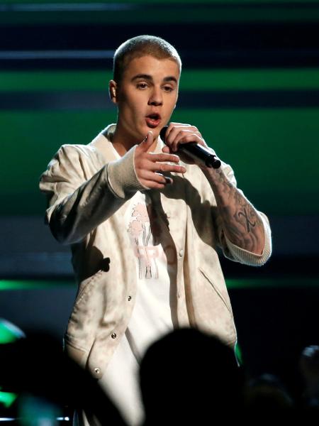 Justin Bieber durante show em Las Vegas - Mario Anzuoni