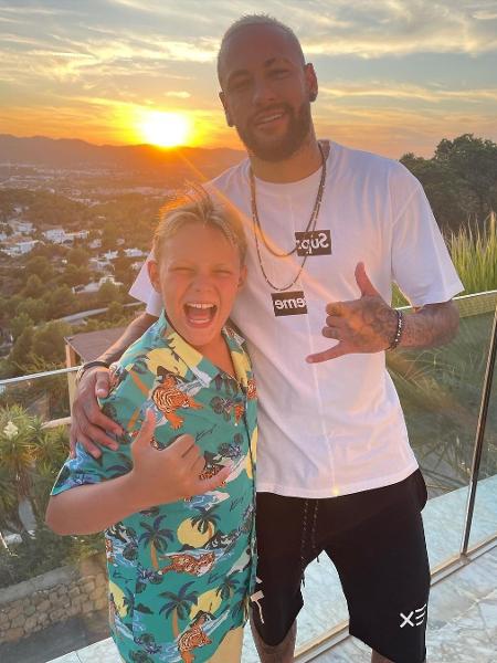 Neymar hoje é pai de Davi Lucca, de 10 anos - Reprodução/Instagram
