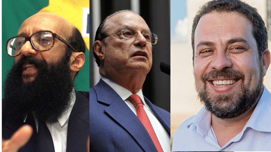 Eduardo Suplicy (PT) , Guilherme Boulos (PSOL) e Marcos Pontes (PL) são os mais votos desta eleição - UOL