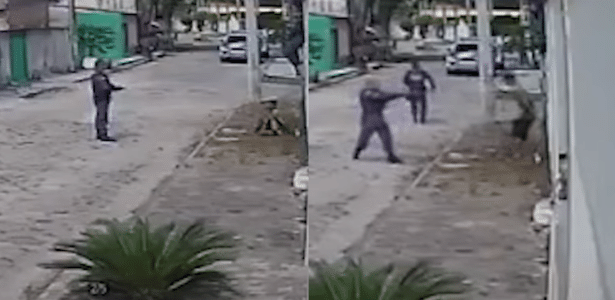 C&acirc;mera flagra policial atirando e matando jovem j&aacute; rendido no ES; veja