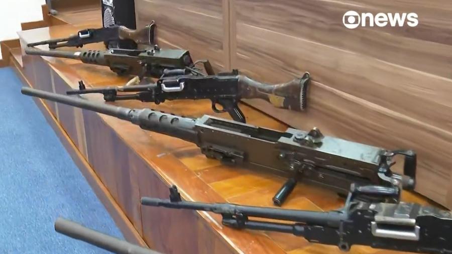 Armas furtadas em São Paulo foram apreendidas na zona oeste do Rio, segundo o Exército