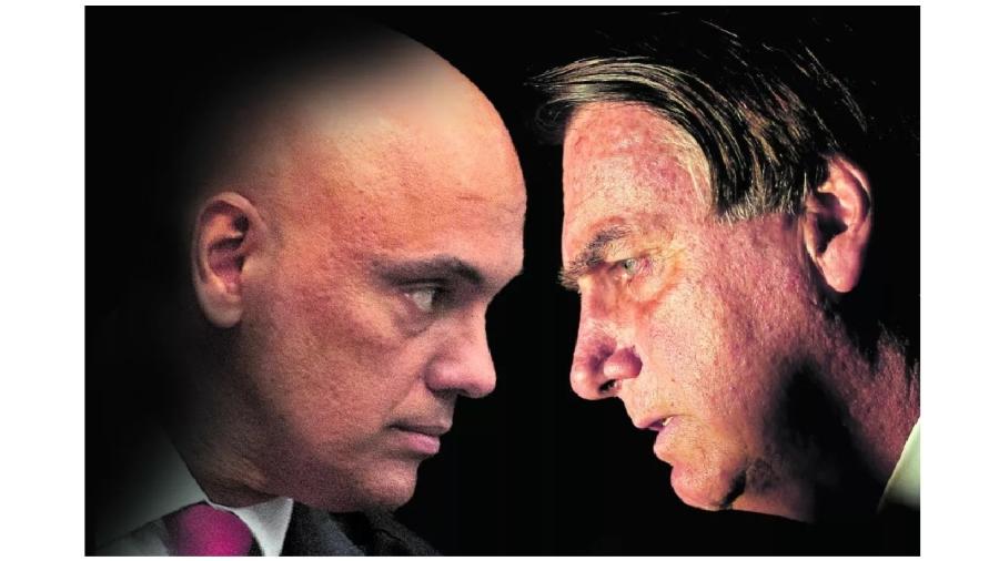 O ministro Alexandre de Moraes, do STF, e o ex-presidente Jair Bolsonaro, que ficarão frente a frente ao longo desta semana. Defesas, na versade, miram a virada do jogo político a partir de 2027 O ministro Alexandre de Moraes, do STF, e o ex-presidente Jair Bolsonaro, que ficarão frente a frente ao longo desta semana. Defesas, na versade, miram a virada do jogo político a partir de 2027