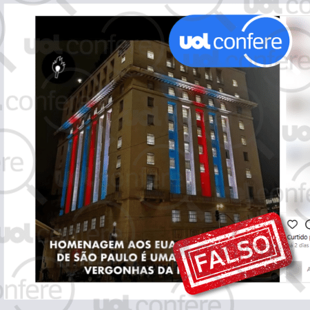 15.jul.2025 - Iluminação do edifício Matarazzo era em homenagem ao 14 de julho, data que marca a Queda da Bastilha na França 15.jul.2025 - Iluminação do edifício Matarazzo era em homenagem ao 14 de julho, data que marca a Queda da Bastilha na França