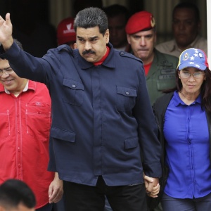 Maduro e sua mulher, Cilia Flores
